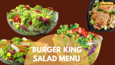 Burger King Salad Menu