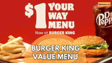 Burger King Value Menu