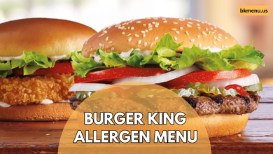 Burger King Allergen Menu